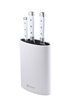 Набір ножів з підставкою bergner naturall bg-41051-wh 4 предмети 4880017
