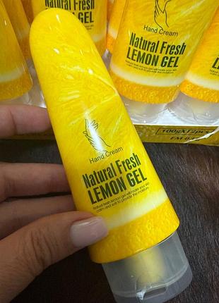 Зволожувальний крем-гель для рук natural fresh lemon gel 🍋