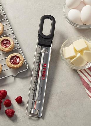 Термометр кухонный для варки kitchenaid measuring kq907g 2.1х4.5х31.3 см черный 5168198