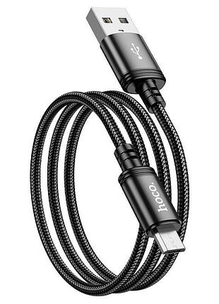 Кабель hoco x89 usb-a to micro-usb 1 м чорний