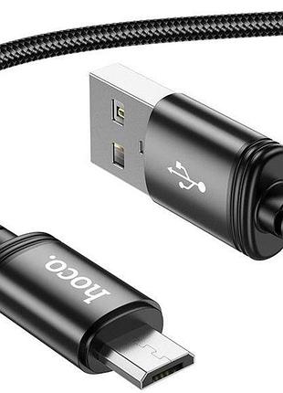 Кабель hoco x89 usb-a to micro-usb 1 м чорний 2