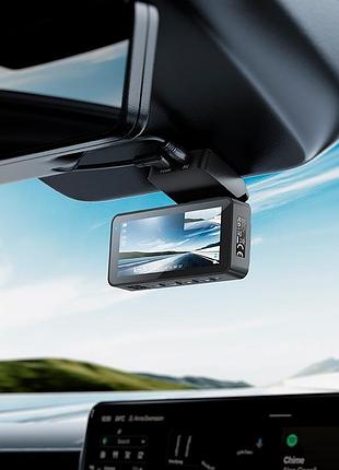 Видеорегистратор hoco driving recorder 2k display gps (with rear camera) dv12 |25fps, 3.69", 2k, wi 4997257 4