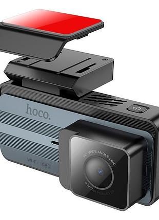 Видеорегистратор hoco driving recorder 2k display gps (with rear camera) dv12 |25fps, 3.69", 2k, wi 4997257 5
