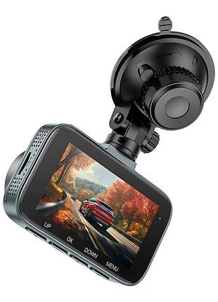 Видеорегистратор hoco driving recorder with 3-inch display dv5 |1080p/30fps, g sessor| 5149642 6