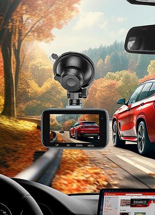 Видеорегистратор hoco driving recorder with 3-inch display dv5 |1080p/30fps, g sessor| 5149642 8