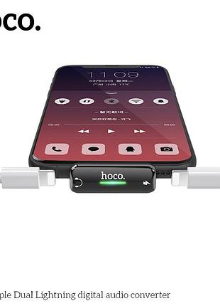 Переходник hoco lightning to dual lightning ls27 |2a| 4758108