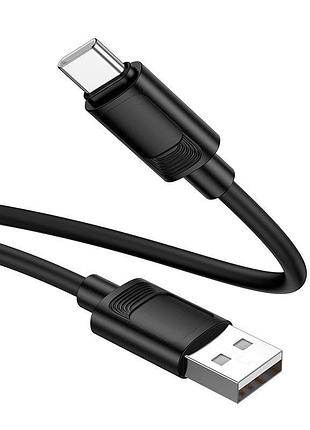 Кабель hoco type-c benefit silicone charging data cable x122 |1m, 3a| 5169010 6