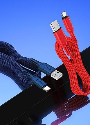 Кабель hoco type-c victory charging data cable x59 |1m, 3a| 4997249 7