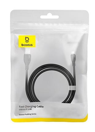 Кабель baseus lightning pudding series fast charging cable |2.4a, 2m| 5112749 2