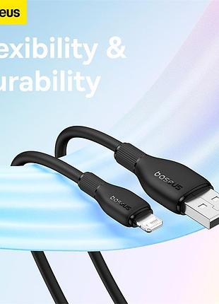 Кабель baseus lightning pudding series fast charging cable |2.4a, 2m| 5112749 4