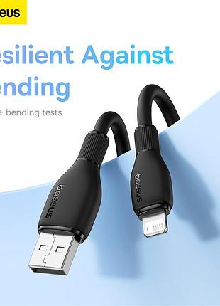 Кабель baseus lightning pudding series fast charging cable |2.4a, 2m| 5112749 6
