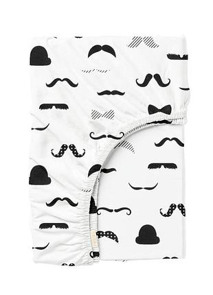 Простирадло на резинці для коляски та люльки 40x80 mustache 5133405