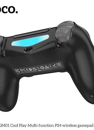 Игровой контроллер hoco cool play multi-function ps4 wireless gamepad dgm01 |6 axis gyroscope| 5151240 5