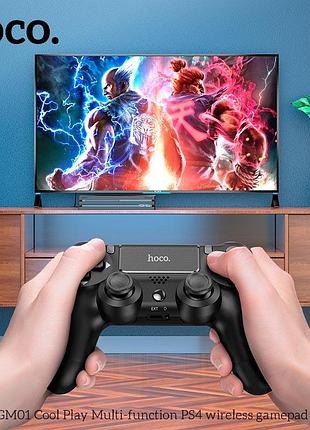 Игровой контроллер hoco cool play multi-function ps4 wireless gamepad dgm01 |6 axis gyroscope| 5151240 7