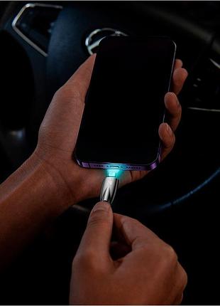 Кабель baseus lightning glimmer series fast charging data cable |2m, 2.4a| 5112745 7