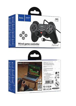 Игровой контроллер hoco fast link wired game controller ga3 |pc windows| 5186579 2