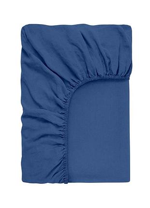 Простирадло варена бавовна на резинці для коляски та люльки 40x80 denim 5214900