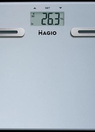 Ваги для підлоги magio mg-833 150 кг сірі 4791054