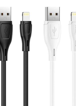 Кабель hoco lightning ultimate silicone charging data cable x61 |1m, 2.4a| 4757356 5