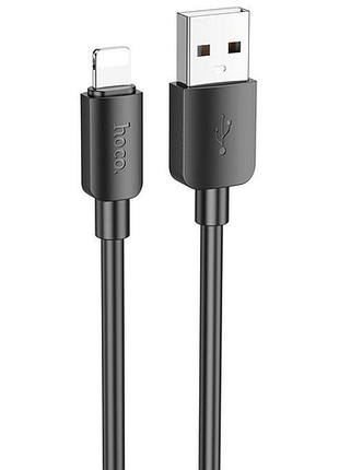 Кабель hoco x96 hyper usb-a to lightning 1 м чорний