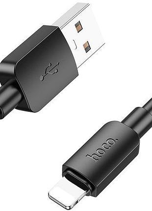 Кабель hoco x96 hyper usb-a to lightning 1 м чорний 2