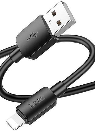 Кабель hoco x96 hyper usb-a to lightning 1 м чорний 3