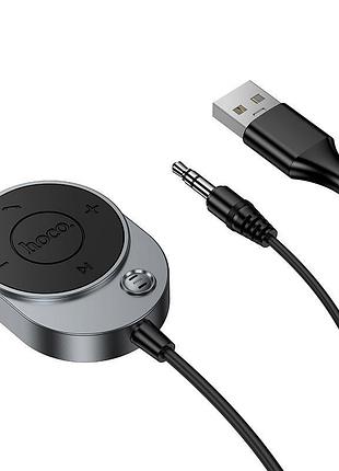Аудиоадаптер универсальный hoco path car aux bt receiver with cable e150 |bt5.4, 1.5m| 5158932 3