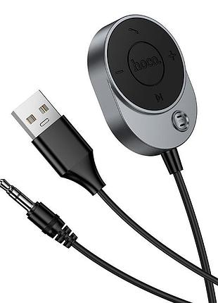 Аудиоадаптер универсальный hoco path car aux bt receiver with cable e150 |bt5.4, 1.5m| 5158932 4
