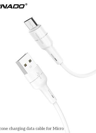 Кабель tornado tx2 usb-a to micro-usb 1 м білий