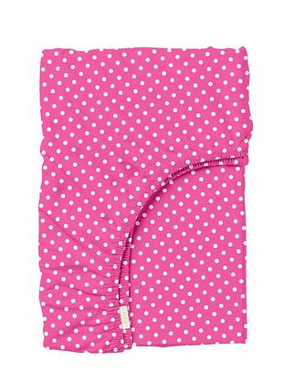 Простирадло на резинці для коляски та люльки 40x80 malina dots 5133360