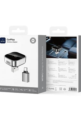 Carplay & android auto wiwu cp003 сріблястий 2
