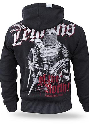 Толстовка мужская на меху dobermans aggressive legions of the north черная xxxl