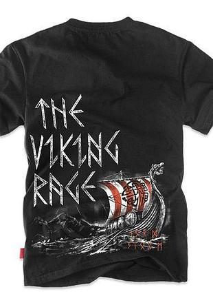 Мужская футболка dobermans aggressive viking drakkar ts113bk (m) xxl