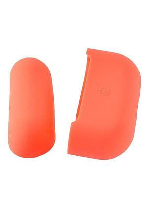 Кейс для навушників slim silicon case для airpods pro peach помаранчевий