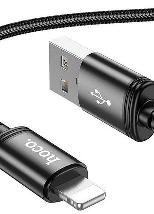 Кабель hoco x89 usb-a to lightning 1 м чорний 2