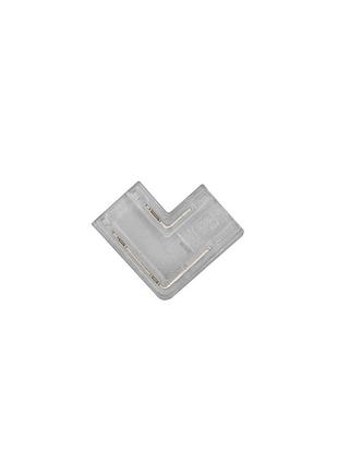 Конектор prolum для стрічки cob 8мм 2pin кутовий - l