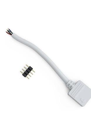 Конектор smd5050 rgb (провід 4 pin без затиску)