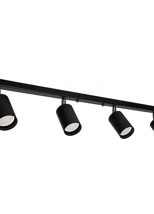 Світильник стельовий (спот) chime gu10 904 чорний, atmolight
