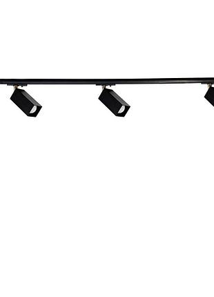 Трековий світильник на три плафони стельовий track3 chime q t11010003 чорний, atmolight