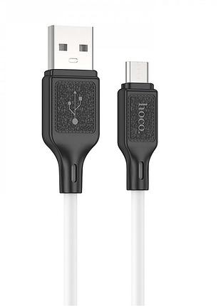 Кабель hoco x90 1 м micro-usb білий