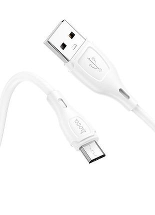 Кабель hoco x61 usb-a to micro-usb 1 м білий