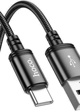 Кабель hoco x89 usb-a to type-c 2 м чорний 3