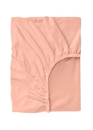 Простирадло фланель на резинці для коляски та люльки 40x80 peach 5133303