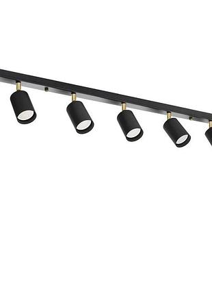 Світильник стельовий (спот) chime gu10 907 чорний, atmolight