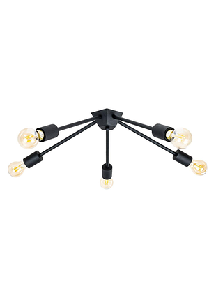 Люстра (світильник стельовий) attic k5 c320 чорний, atmolight