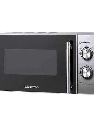 Микроволновая печь liberton lmw-2091m 20 л 700 вт серебристая 5169053