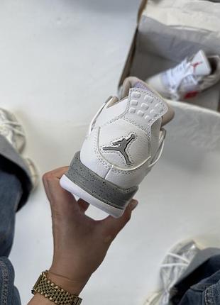 Nike air jordan 4 retro white oreo 4
