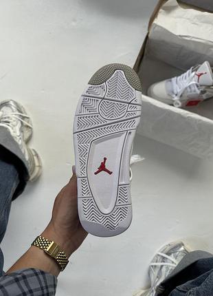 Nike air jordan 4 retro white oreo 5