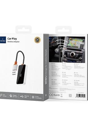 Carplay & android auto wiwu cp002 сірий 2
