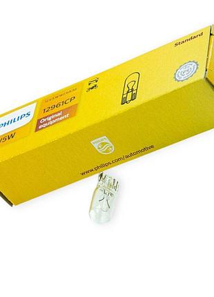 Автолампа бц 12v 5w w2.1х9.5d philips